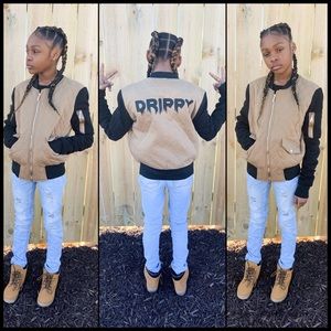 Drippy Jackets | Color: White/Silver | Size: Various | Sheenvyboutique's Closet